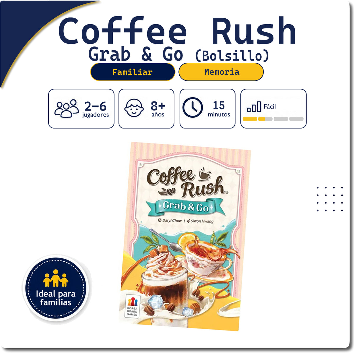 Coffee Rush Grab & Go (bolsillo)