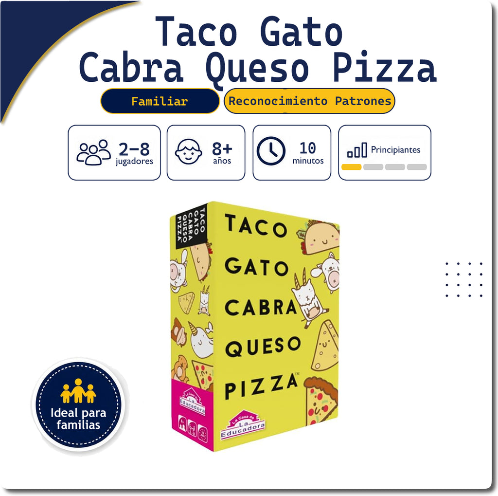 Taco Gato Cabra Queso Pizza