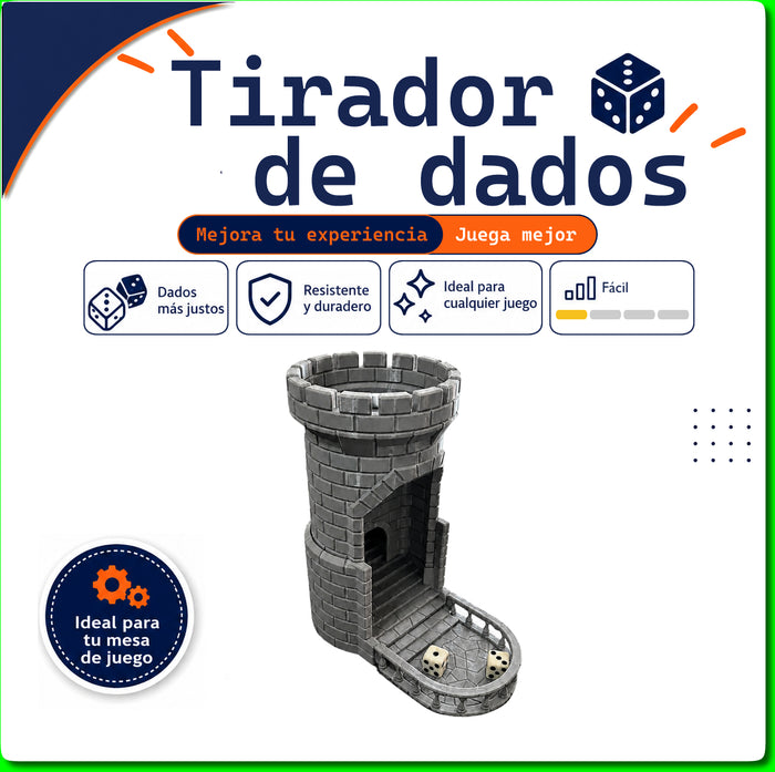 Tirador de dados – Torre medieval