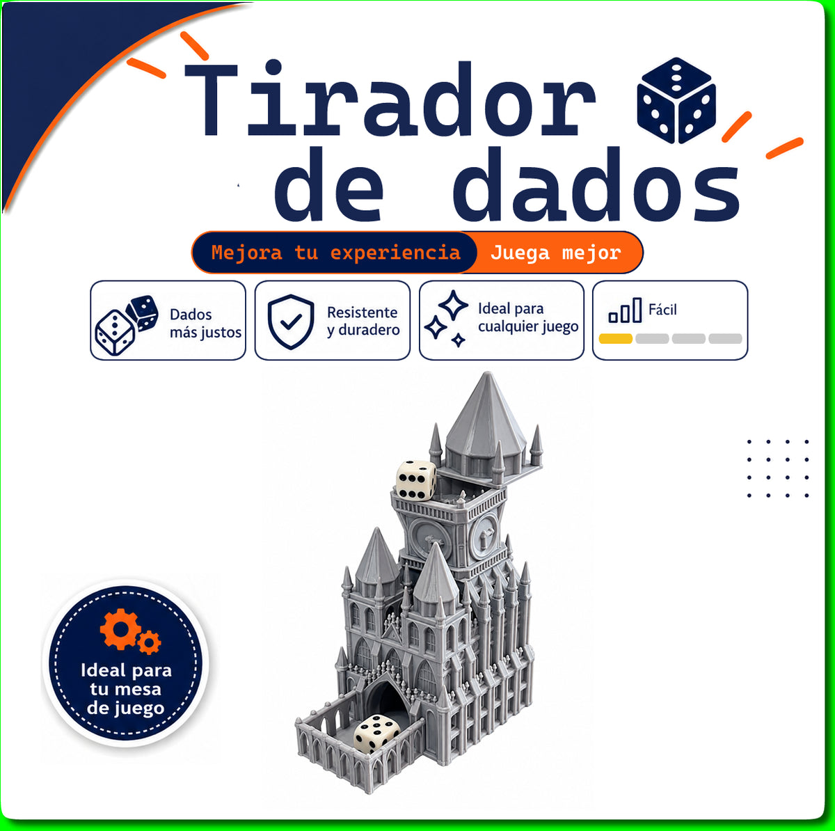 Iglesia Gótica – Tirador de dados